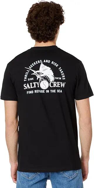 Salty Crew Yacht Club Classic Short Sleeve Tee (Black) Men's Clothing Cover