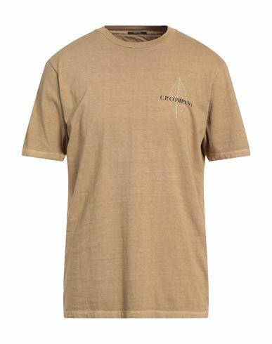 C. p. Company Man T-shirt Sand Cotton Cover