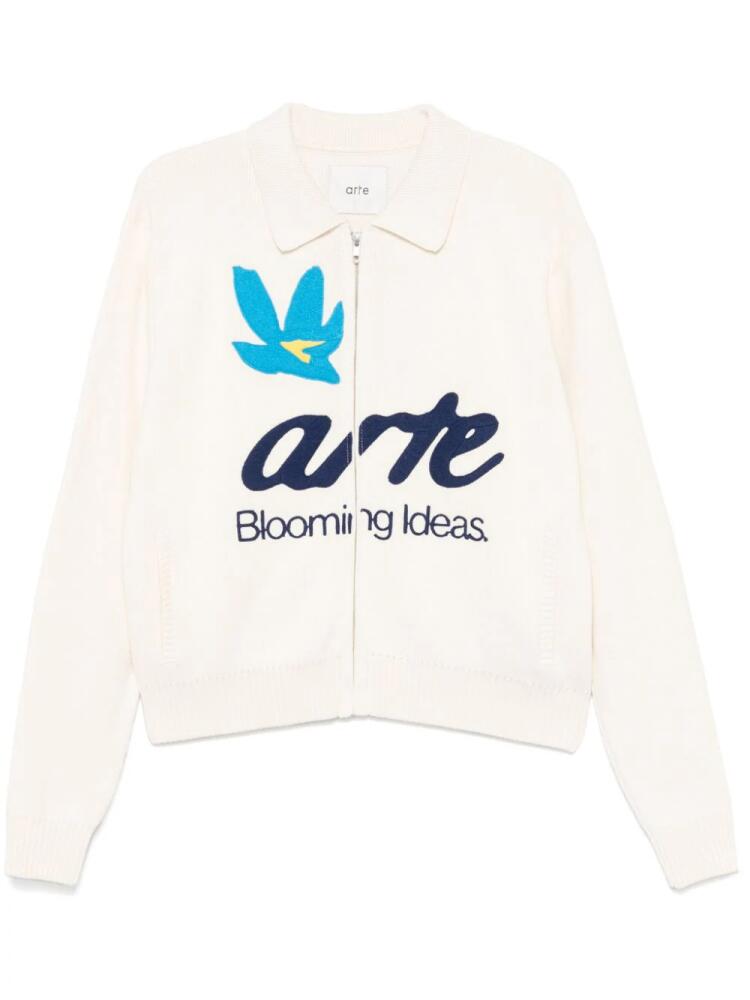 ARTE Blooming Ideas cardigan - White Cover