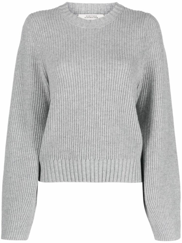 Dorothee Schumacher ribbed-knit sweatshirt - Grey Cover