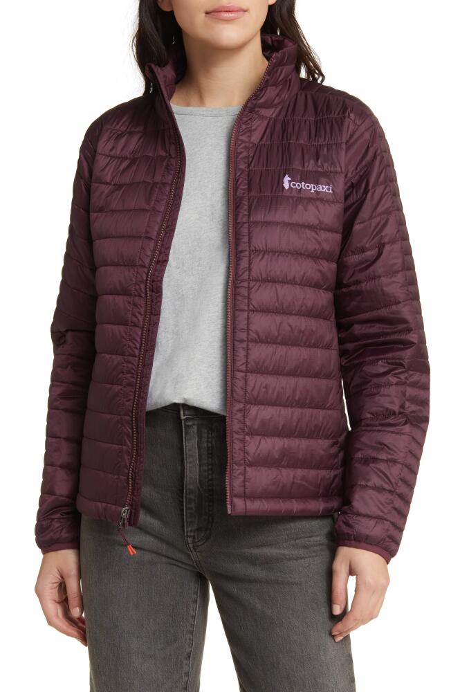 Cotopaxi Capa Packable Water Repellent Jacket in Cotopaxi Wine Cover