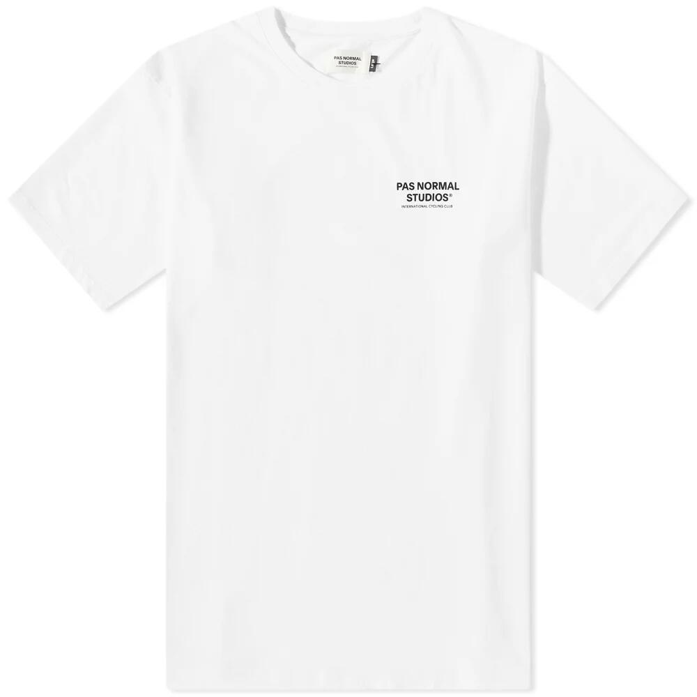 Pas Normal Studios Men's Off-Race PNS T-Shirt in White Cover