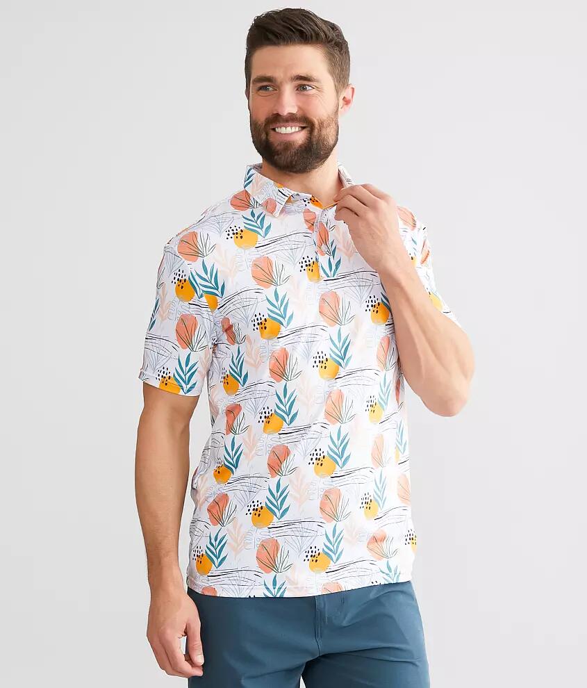 Flomotion Citrus Blossom Performance Stretch Polo Cover