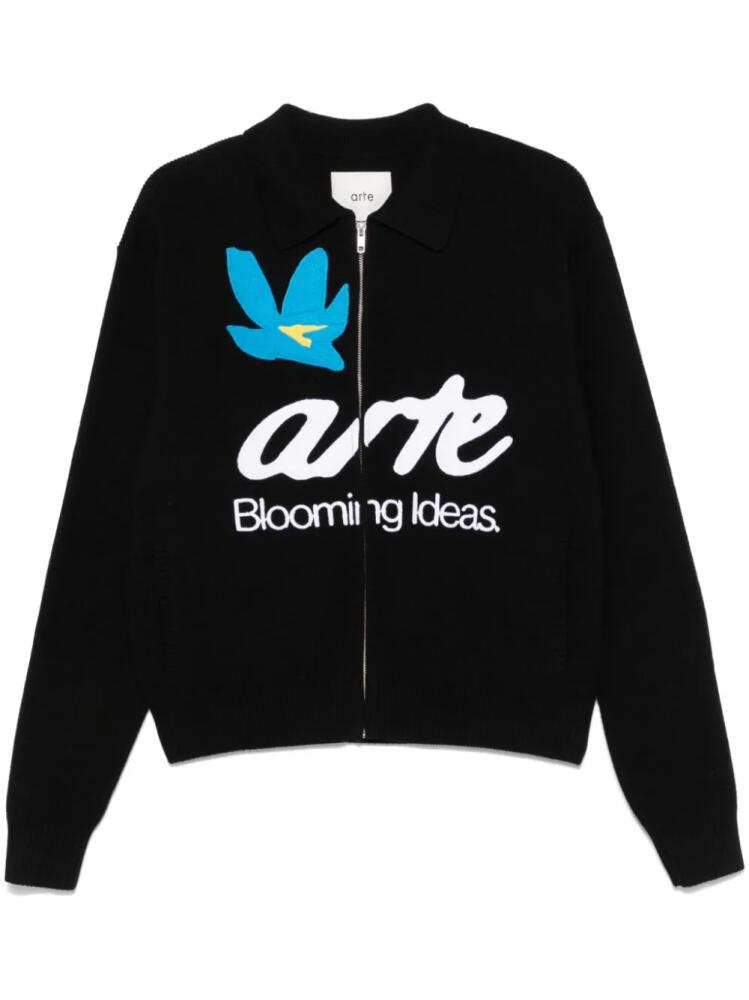 ARTE Blooming Ideas cardigan - Black Cover