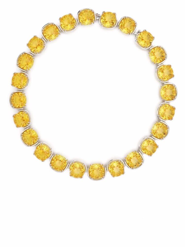 Swarovski Harmonia choker necklace - Yellow Cover