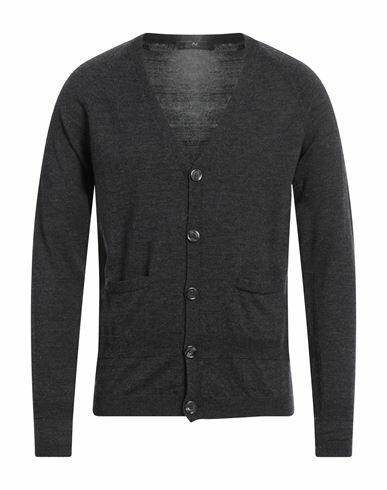 Daniele Alessandrini Man Cardigan Steel grey Wool Cover