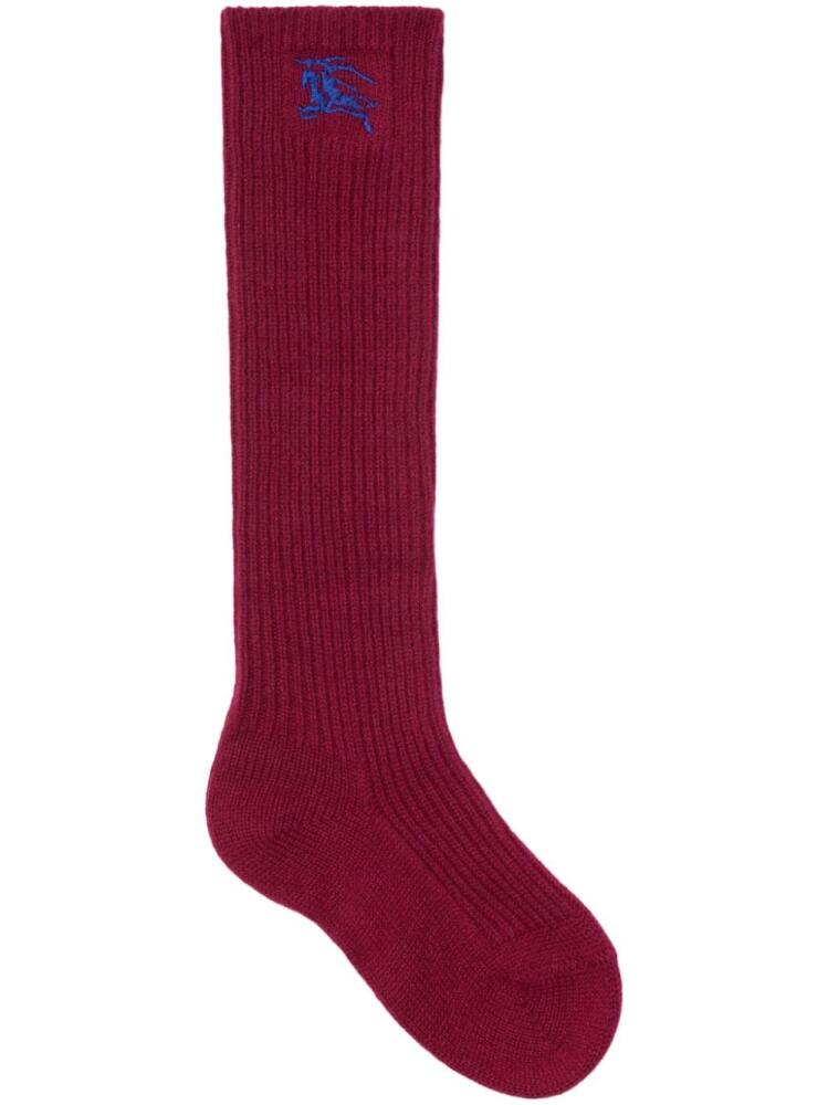 Burberry EKD ribbed socks - Red Cover