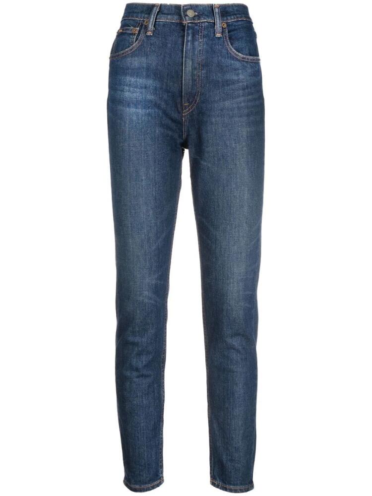 Polo Ralph Lauren high-rise skinny jeans - Blue Cover