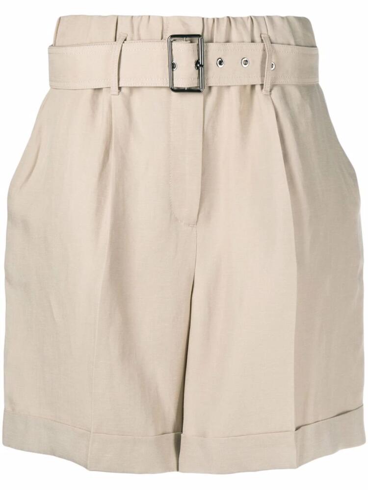 Woolrich belted-waist knee-length shorts - Neutrals Cover