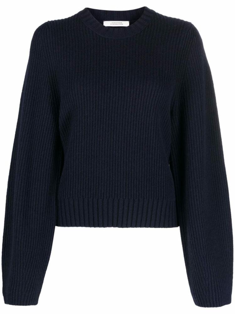 Dorothee Schumacher ribbed-knit sweatshirt - Blue Cover