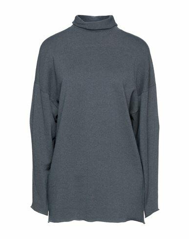 Malo Woman Turtleneck Lead Cashmere, Polyamide, Polyurethane Cover