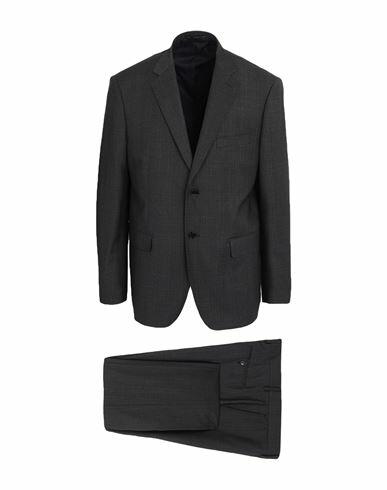 Herman & Sons Man Suit Steel grey Polyester, Viscose Cover