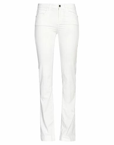 Kaos Jeans Woman Pants White Tencel, Cotton, Elastane Cover