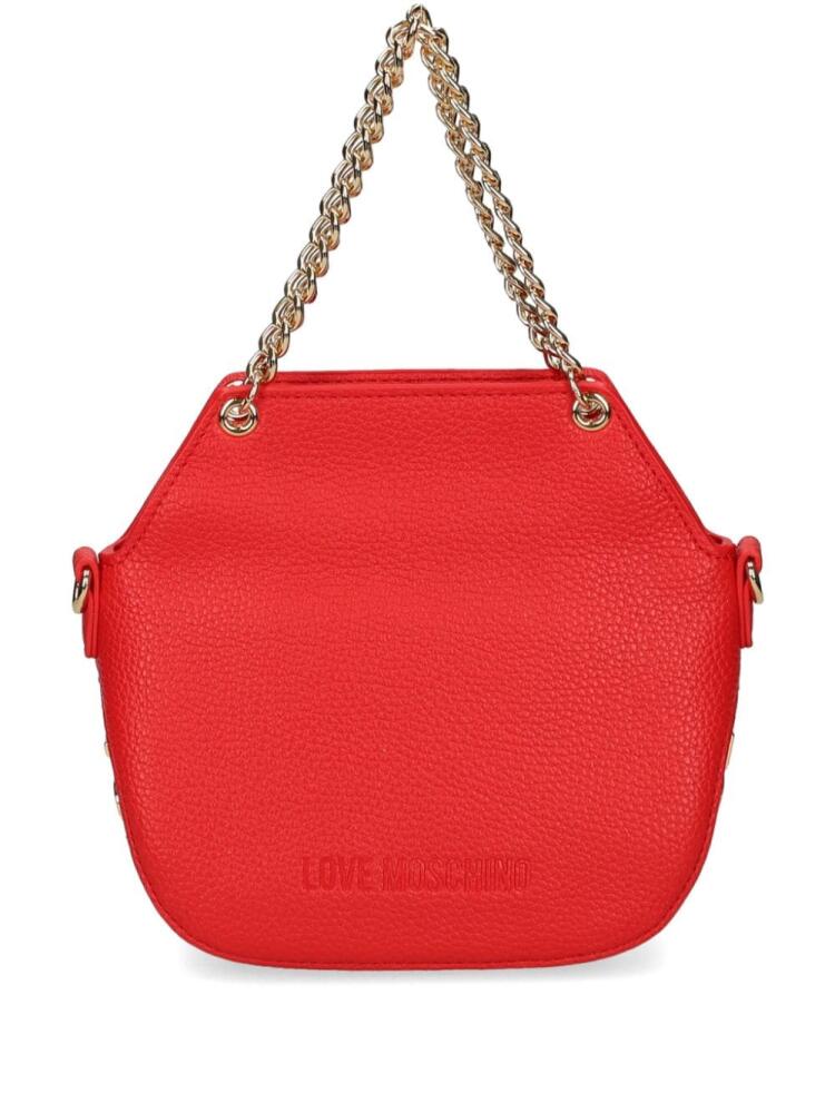 Love Moschino logo-lettering tote bag - Red Cover