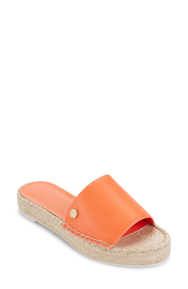 Karl Lagerfeld Paris Carsten Slide Sandal in Apricot Cover