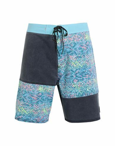 Quiksilver Qs Boardshort Surfsilk Juxtaposed 18 Man Beach shorts and pants Turquoise Polyester, Elastane Cover