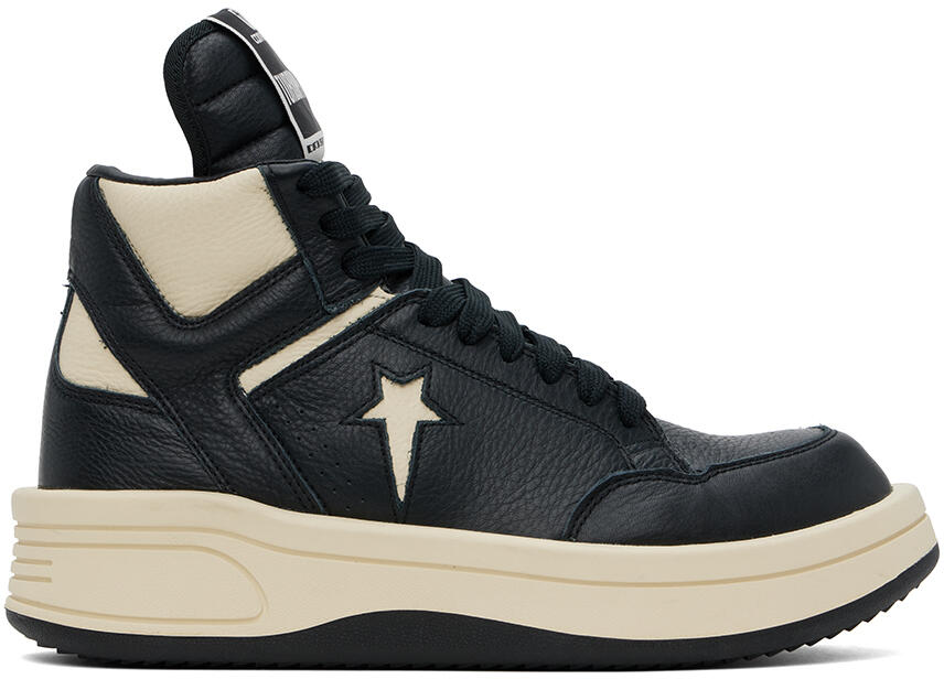 Rick Owens DRKSHDW Black Converse Edition TURBOWPN Mid Sneakers Cover