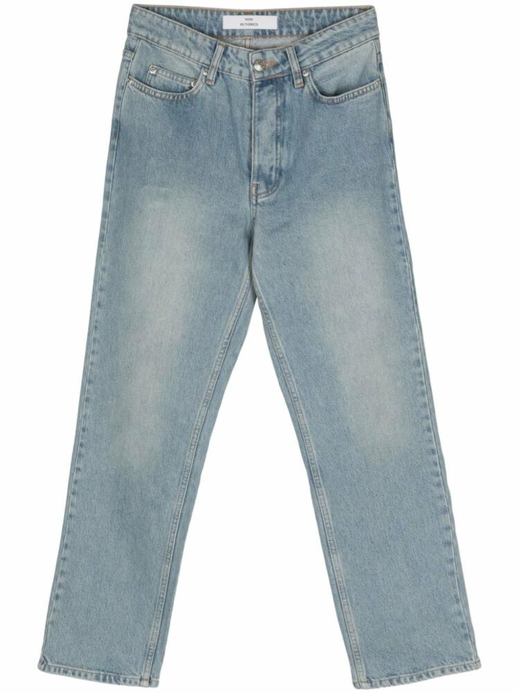 Won Hundred Pearl high-rise straight-leg jeans - Blue Cover