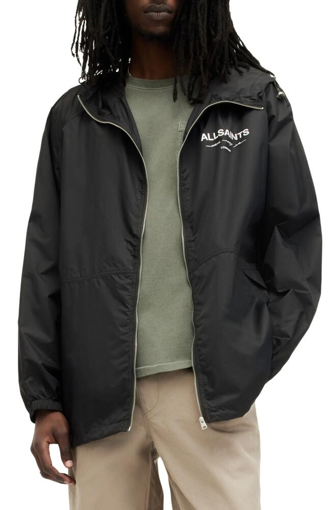 AllSaints Underground Hooded Jacket in Black Cover