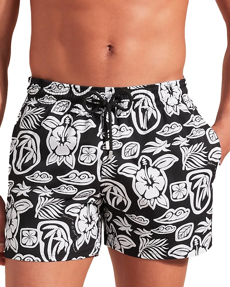 Vilebrequin Moorea Tahiti Turtle 4.5 Inseam Stretch Swim Trunks Cover