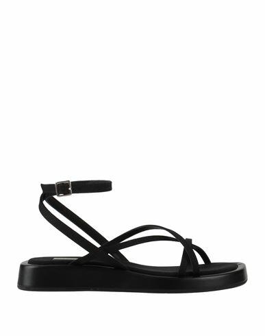 Gia / Rhw Woman Sandals Black Textile fibers Cover