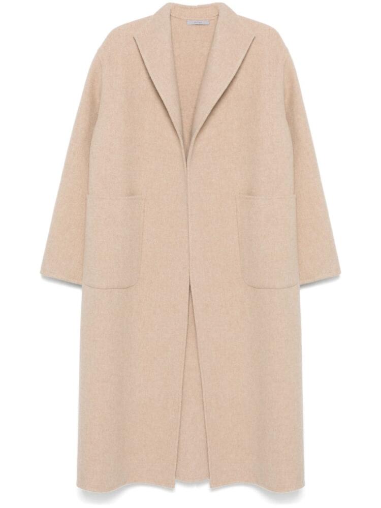 Dusan virgin wool coat - Neutrals Cover