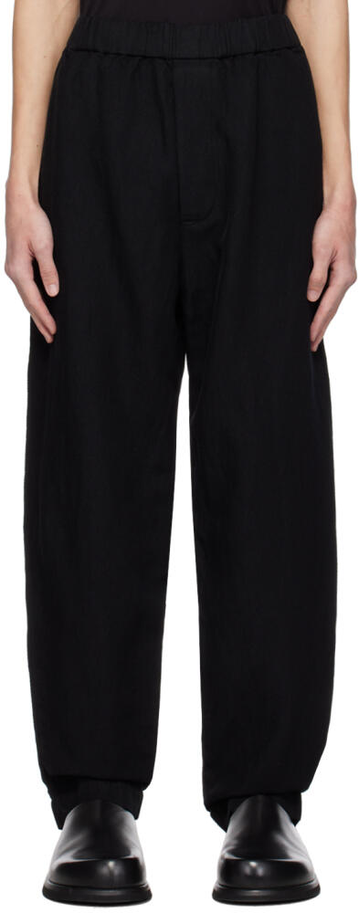 CASEY CASEY Black Jog Ah Trousers Cover