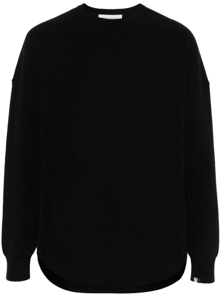 extreme cashmere Nº53 Crew Hop sweater - Black Cover