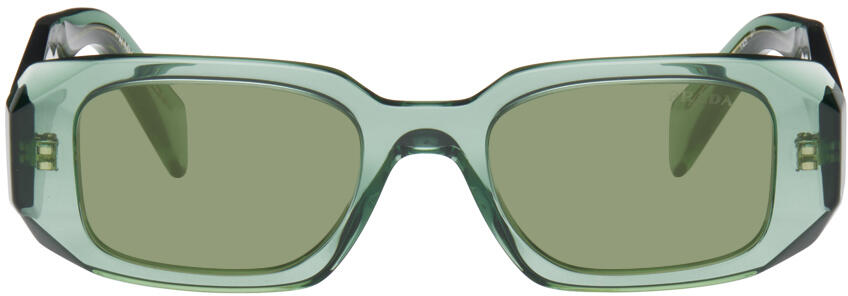 Prada Eyewear Green Symbole Sunglasses Cover