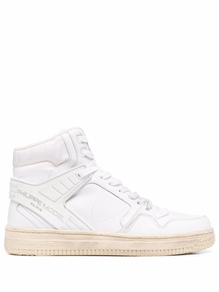 Philippe Model Paris high-top leather sneakers - White Cover