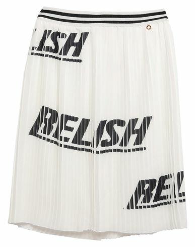 Relish Woman Midi skirt White Polyester Cover