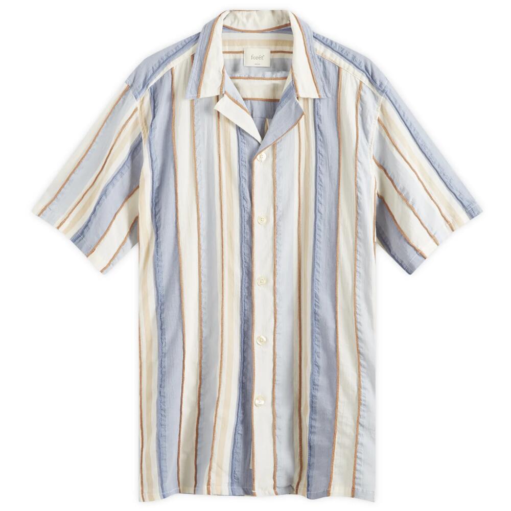 Foret Men's Peer Vacation Shirt in Stripe Cover