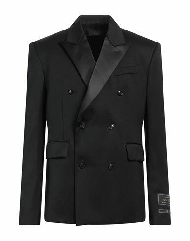 Amiri Man Blazer Black Wool Cover