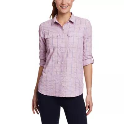 Eddie Bauer Women's Mountain Long-Sleeve Shirt Cover