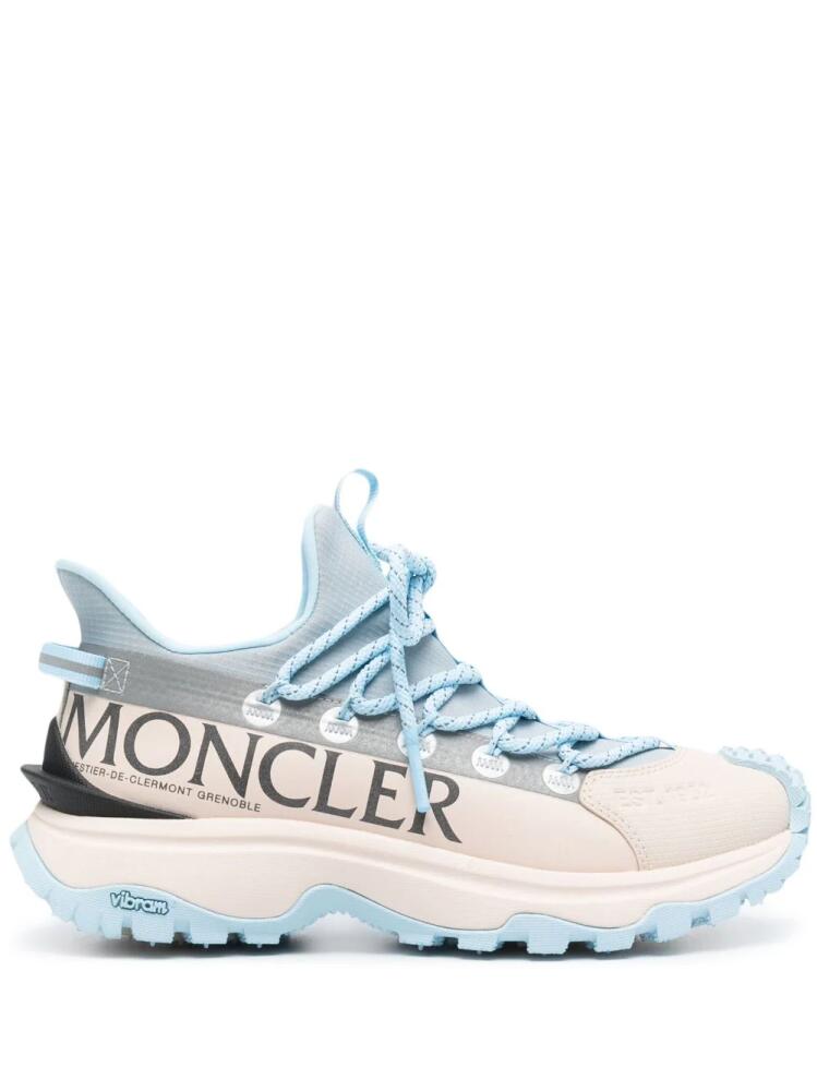 Moncler Trailgrip Lite2 logo-print sneakers - Blue Cover