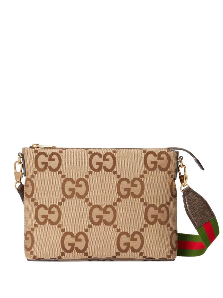 Gucci Jumbo GG messenger bag - Neutrals Cover