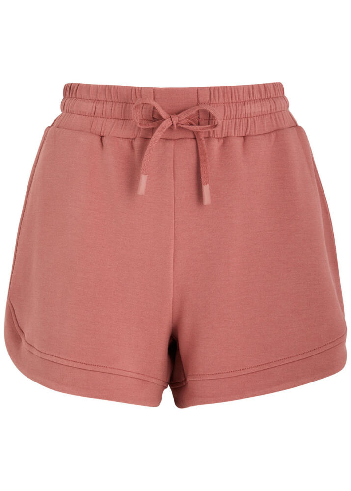 Varley Ollie Stretch-jersey Shorts - Rose Cover