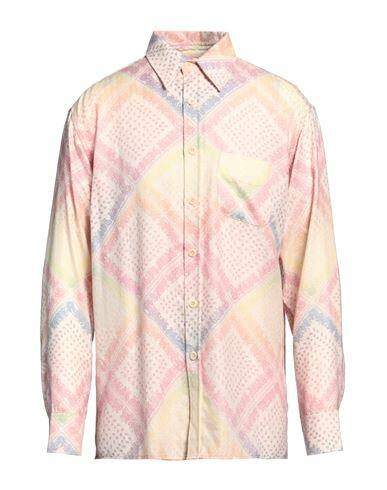 The Elder Statesman Man Shirt Light pink Cashmere Cover