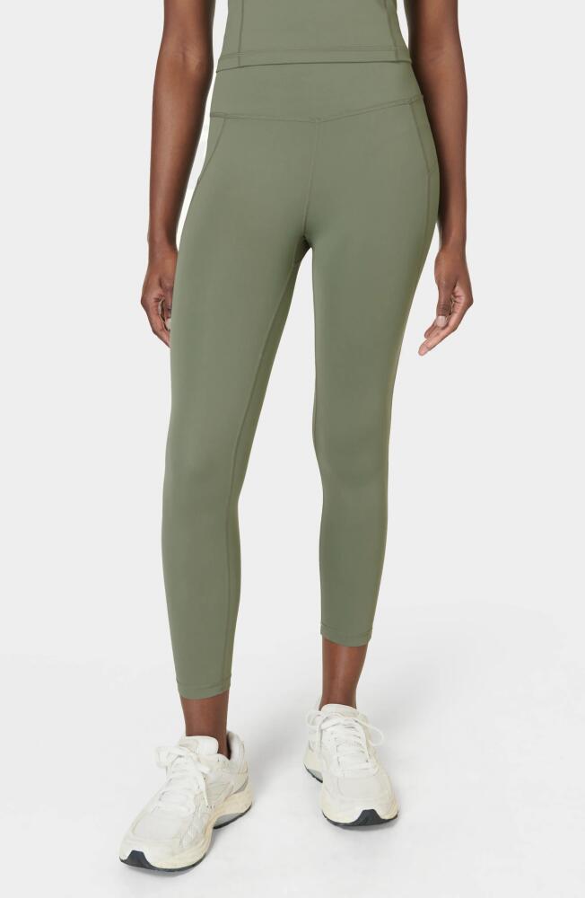 Sweaty Betty All Day 7/8 Leggings in Umbra Green Cover