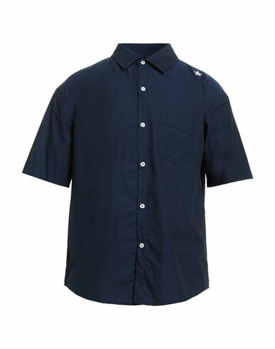 The Editor Man Shirt Midnight blue Cotton Cover