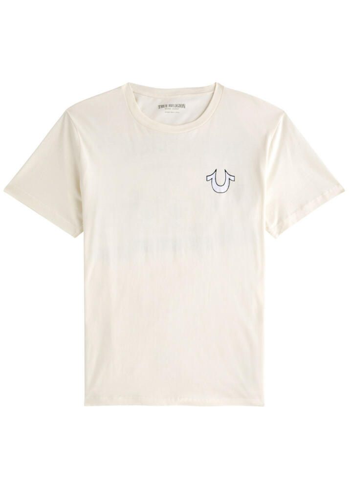 True Religion Logo-print Cotton T-shirt - White Cover