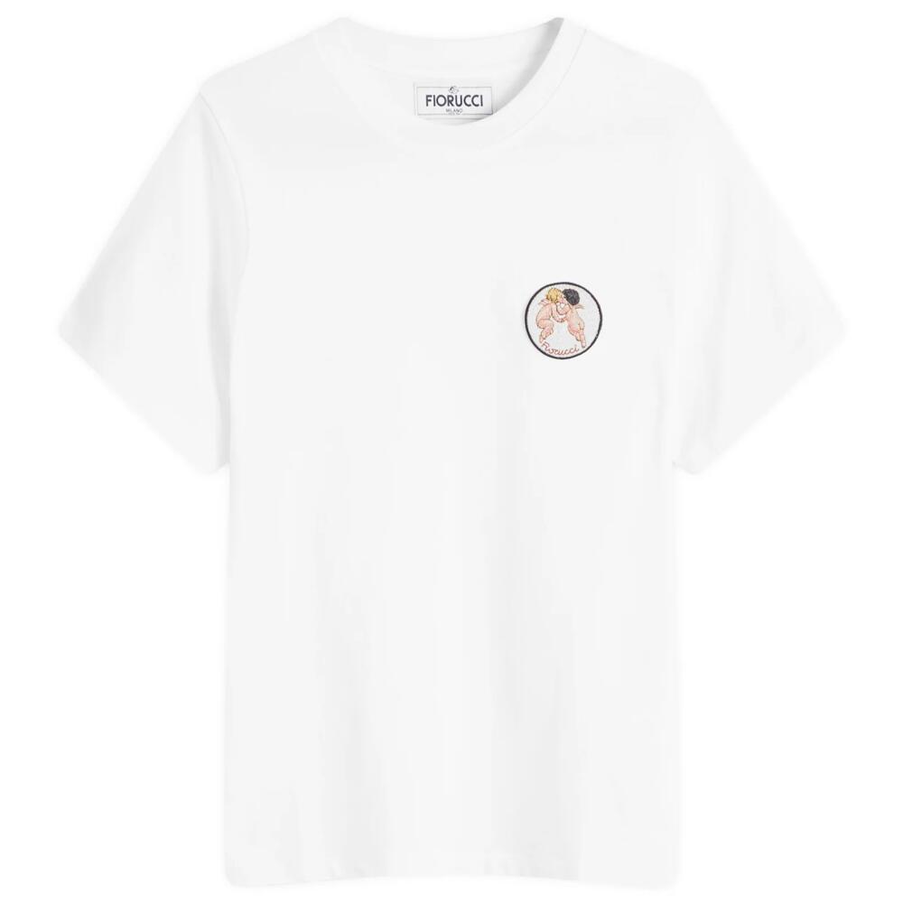 Fiorucci Women's Angel Patch Regular Fit T-Shirt in White Cover