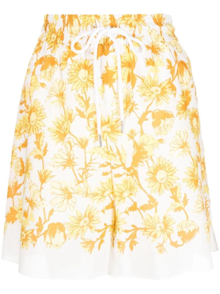 Paul Smith floral-print drawstring shorts - White Cover