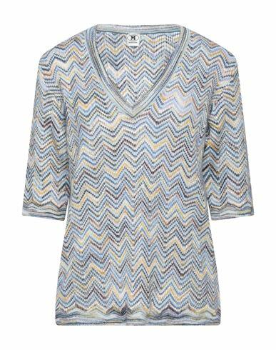 M Missoni Woman Sweater Sky blue Mohair wool, Viscose, Wool, Polyamide Cover