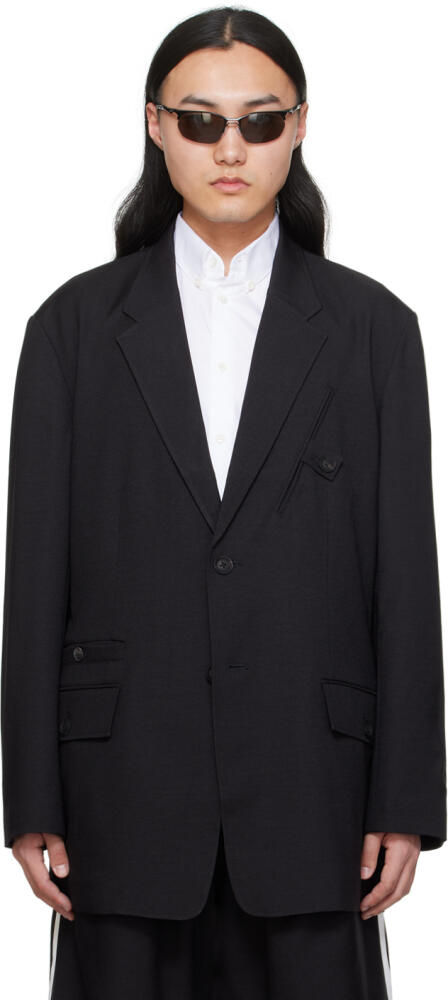 Y-3 Black Tailored Blazer Cover