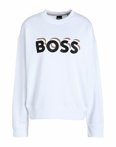 Boss Woman Sweatshirt White Cotton Cover