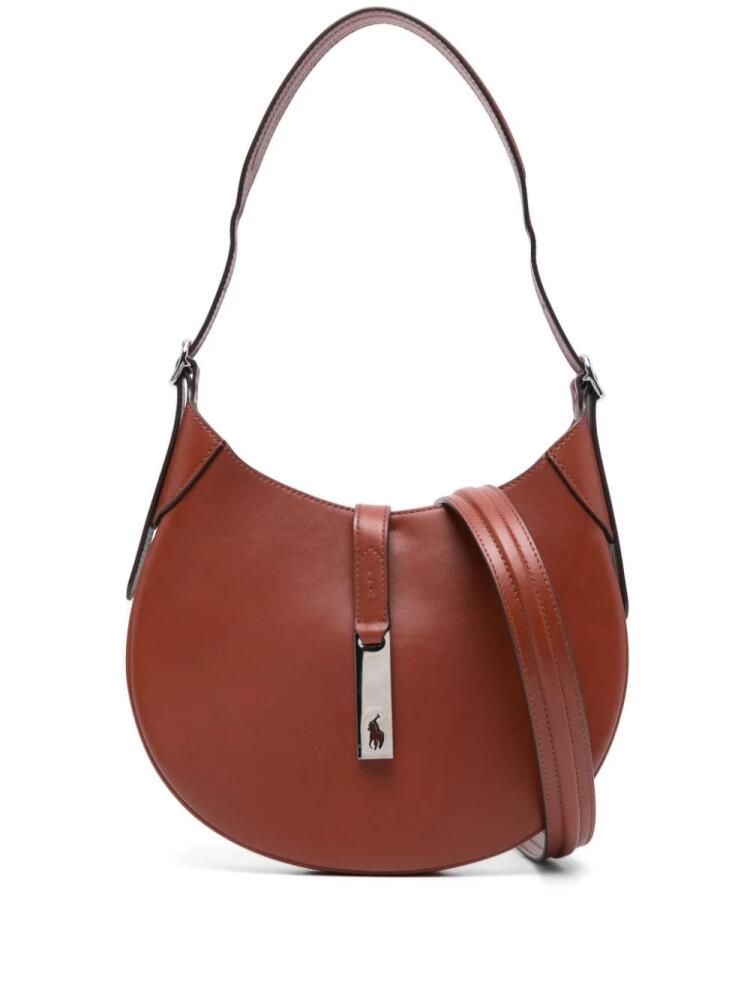 Polo Ralph Lauren leather shoulder bag - Brown Cover