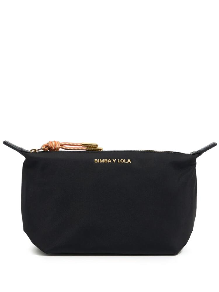 Bimba y Lola small Trapezium makeup bag - Black Cover