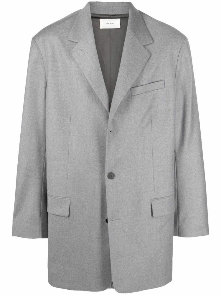 The Row Winslow virgin wool blazer - Grey Cover