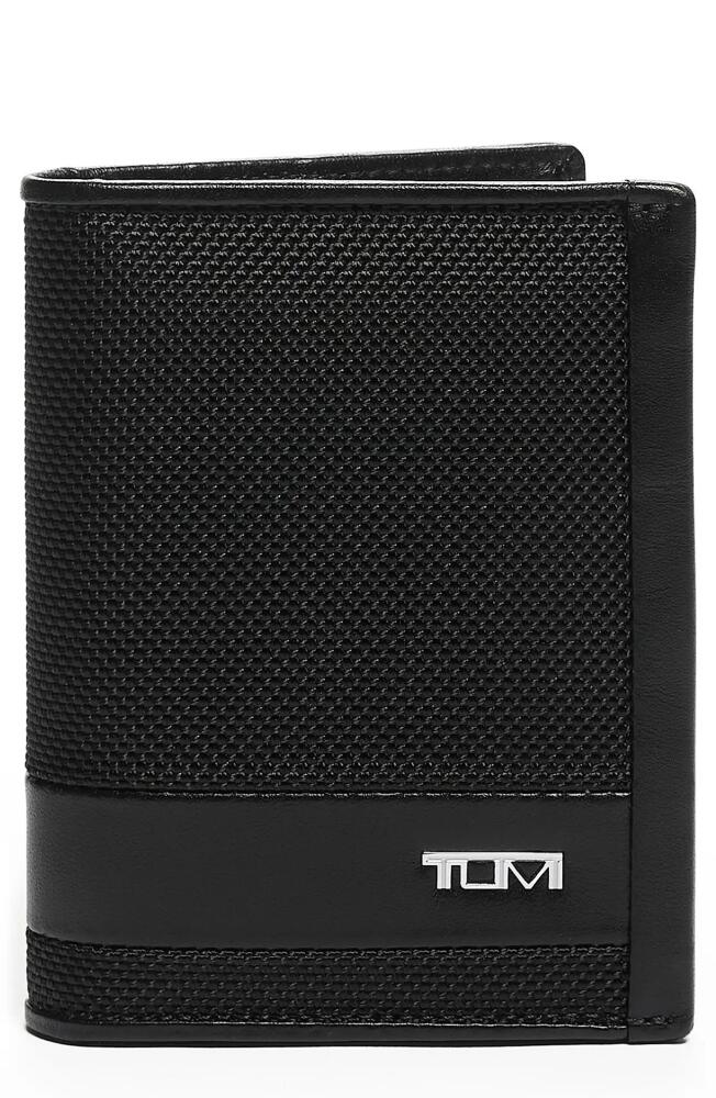 Tumi Alpha L-Fold Wallet in Black Cover